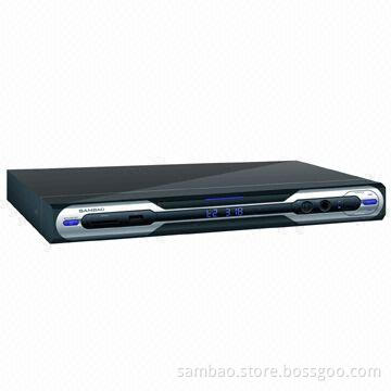 320mm DVD Player with USB Interface, 3-in-1 Card Reader, 2-mic Jack, CD Ripping Function